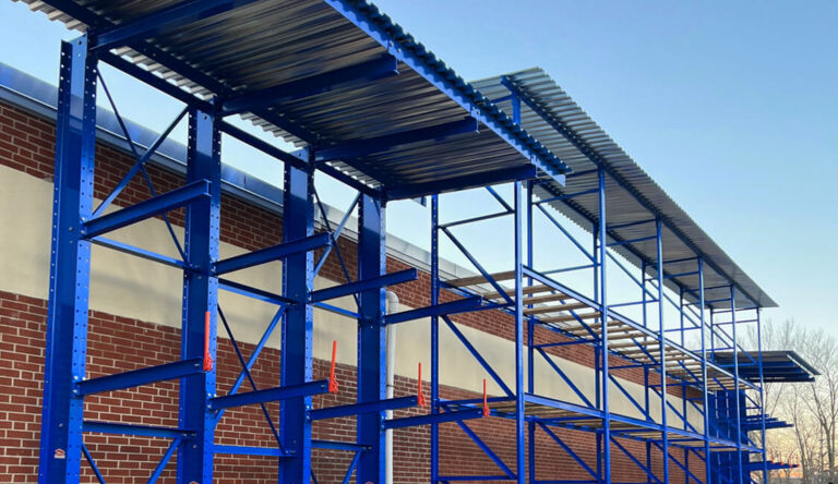 Cantilever Racking With Roof | Cantilever-Supported Roofs